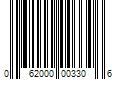 Barcode Image for UPC code 062000003306