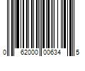 Barcode Image for UPC code 062000006345