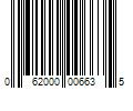 Barcode Image for UPC code 062000006635