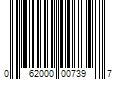 Barcode Image for UPC code 062000007397