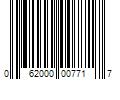 Barcode Image for UPC code 062000007717