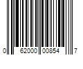 Barcode Image for UPC code 062000008547