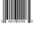 Barcode Image for UPC code 062016000085