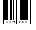 Barcode Image for UPC code 0620221200098. Product Name: Jones Soda Jones Caffeine-Free Cream Soda  12 Fl. Oz.  12 Count