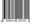 Barcode Image for UPC code 0620514000701