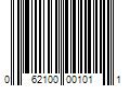 Barcode Image for UPC code 062100001011