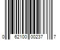 Barcode Image for UPC code 062100002377