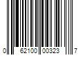 Barcode Image for UPC code 062100003237