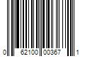 Barcode Image for UPC code 062100003671