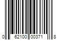 Barcode Image for UPC code 062100003718