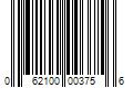 Barcode Image for UPC code 062100003756