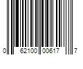 Barcode Image for UPC code 062100006177