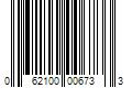 Barcode Image for UPC code 062100006733