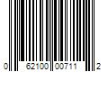 Barcode Image for UPC code 062100007112