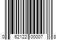 Barcode Image for UPC code 062122000078