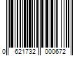 Barcode Image for UPC code 0621732000672