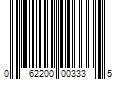 Barcode Image for UPC code 062200003335