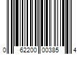 Barcode Image for UPC code 062200003854