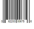 Barcode Image for UPC code 062200006756