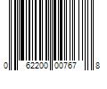 Barcode Image for UPC code 062200007678