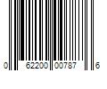 Barcode Image for UPC code 062200007876