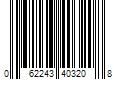 Barcode Image for UPC code 062243403208