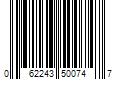 Barcode Image for UPC code 062243500747