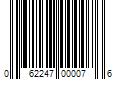 Barcode Image for UPC code 062247000076