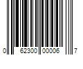 Barcode Image for UPC code 062300000067