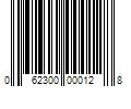 Barcode Image for UPC code 062300000128. Product Name: 