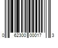 Barcode Image for UPC code 062300000173