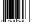 Barcode Image for UPC code 062338023267