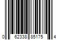 Barcode Image for UPC code 062338851754