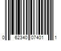 Barcode Image for UPC code 062340074011