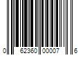 Barcode Image for UPC code 062360000076