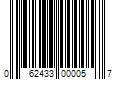 Barcode Image for UPC code 062433000057