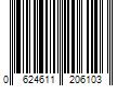 Barcode Image for UPC code 0624611206103