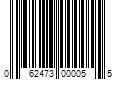 Barcode Image for UPC code 062473000055