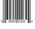 Barcode Image for UPC code 062500000324