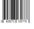 Barcode Image for UPC code 0625273030778