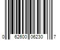 Barcode Image for UPC code 062600062307