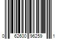 Barcode Image for UPC code 062600962591