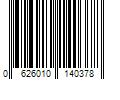 Barcode Image for UPC code 0626010140378