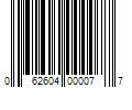 Barcode Image for UPC code 062604000077