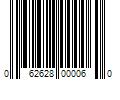 Barcode Image for UPC code 062628000060