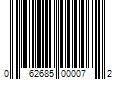 Barcode Image for UPC code 062685000072