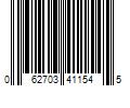 Barcode Image for UPC code 062703411545