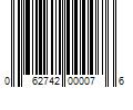 Barcode Image for UPC code 062742000076