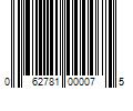 Barcode Image for UPC code 062781000075