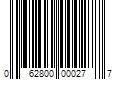 Barcode Image for UPC code 062800000277